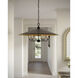 Brussels 6 Light 36 inch French Black Pendant Ceiling Light